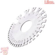 VIOLETLILAC Round Wire Gauge, Non-Ferrous Metal Gauge Metric and Imperial Scales Thickness Gauge, St