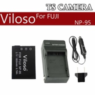 FUJIFILM REPLACEMENT BATTERY CHARGER VILOSO FNP95 / BATTERY FUJI NP95 / CHARGER FUJI NP95 / CAMERA F