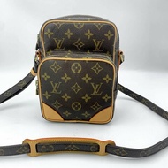 Louis Vuitton 老花雙層相機包，LV經典包，路易威登，麻將包，側背包，二手真品，正品，現貨，免運