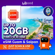 Hello1010 eSIM Guam and Saipan (NEW)