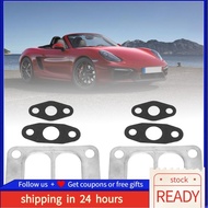 Newlanrode Turbo Gasket Set  Mounting Kit Easy Installation 2 Pcs Metal Alloy Paper Turbocharger for