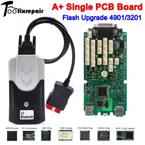 Single A + PCB Board FW4901 Best Quality Bluetooth 4.3 High Speed DS150 2021.11 Free Keygen Multidia
