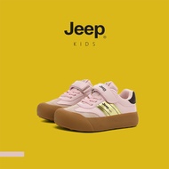 Jeep Children's Shoes 2025 Autumn Winter New Style Waterproof Leather Boys Sports Shoes Comfortable 