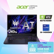 [NEW AI GAMING PC][NVIDIA RTX 4070/4080 &amp; Intel i9-14900HX Processor] Predator Helios 16 | PH16-72-996G\953F 16-inch IPS Gaming Laptop