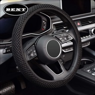 (Z❤UZ-☛) Universal Car Steering Wheel Cover / Car Steering Wheel Cover Cotton Elastic Material 37-39