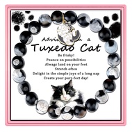 PARTNER CuteTuxedo Cat 𝐁𝐫𝐚𝐜𝐞𝐥𝐞𝐭𝐬 𝐟𝐨𝐫 𝐖𝐨𝐦𝐞𝐧 Lovers Kitty Gifts for Women and Men Funny Black White Tu