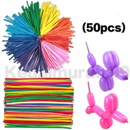 50pcs Extra Thickness Long Twist Animal Balloons Twisty Magic Latex Balloon/ballon panjang