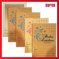 [Super Stationery] F5 Exercise Book 40/60/80 pages Single Line/ Three Lines Small & Simple Square