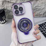 For Honor X9c X9c X7C X9b X9a HonorX7C HonorX9c 4G 5G 2024 Plating Rotating Gyroscope Bracket Silico