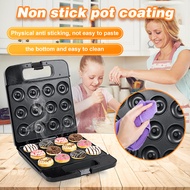 Donut Maker Machine Double Sided Heating Doughnut Breakfast Machine Cake WaffleMaker