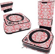 MightySkins Skin Compatible With iRobot Roomba s9+ Vacuum &amp; Braava Jet m6 Bundle - Coral Damask | , Durable, and Unique Vinyl Decal wrap cover | Easy To Apply and Change Styles | Made in the USA