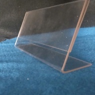TNG4 papan nama meja akrilik uk 10 x 20 cm tebal 2mm
