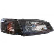 Corolla `98 AE111 Head Lamp & Corner Lamp Crystal Black
