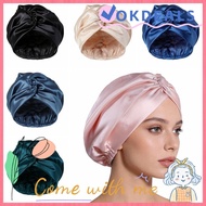 OKDEALS Silk Satin Hair Bonnet, Breathable Satin Fabric Mulberry Silk Wrap, Premium Adjustable Smoot