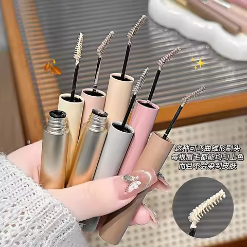 Light Color Eyebrow Dyeing Cream Three Dimensional Waterproof Grey Pink Brown Tint Eyebrow Mascara E