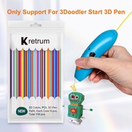 22 Colors 3D Doodler Pen Refills for 3Doodler Start 3D Pen Low Printing Temperature PCL Filament 3Do