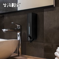 霧黑250ml單孔 手壓式給皂機 幸福手感 浴室廚房公司倉庫飯店工業風#47072