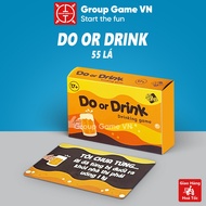 Do Or Drink deck of 55 cards, Drinking game is an indispensable in gatherings with friends