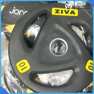 10kg ziva Dumbbells Wrapped In Non-50mm Rubber Dumbbells