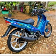 Striping sticker Lis standard ORI Yamaha f1zr F1ZR 1997 1998 biru