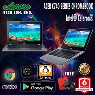 ( Acer CHROMEBOOK Play Store ) Chromebook 11 C740 , 11.6 " HD , 4GB DDR3 RAM , 16GB SSD , BUILT IN WEBCAM , HDMI