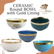 1pc Thickened Ceramic Bowl Dinner Soup Noodle Rice Salad Cereal II PRIME KITCHEN MASTER MNL
