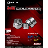 RCB Bar End M6 Handle Bar End Balancer fo HONDA Wave, Click, ADV, PCX