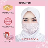 🔥READYSTOCK KAYRA FACE MASK Headloop Hijab mask 3Ply