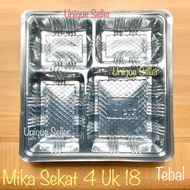 [Contents 100] Thick 4-Section Mica Size 18 for 18x18 rice boxes 4-Section Mica/ for 18 x 18 boxes C
