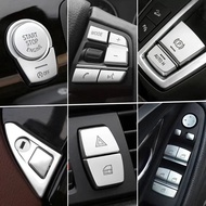 for BMW F10 F07 F06 F20 F30 F32 F01 F02 F25 F26 Car Button Covers Stickers Car Interior Chrome Acces