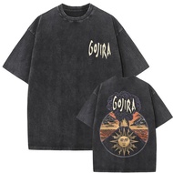 Vintage Metal Rock Band T-Shirt Gojira Magma Fortitude Men Women Fashion Big Size Street War