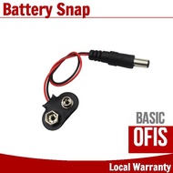 Battery Snap 9V CR2032 Holder c/w Male Dc Plug (2.1mm) Arduino Robotic