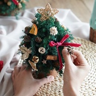 【DIY材料包】最適合家裡的 聖誕樹 永生花聖誕樹 永生花