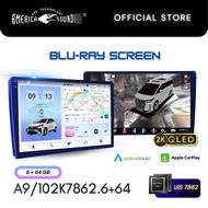 AMERICA SOUND ANDROID 9 /10 PLAYER/2K/7862/6+64G/32 BAND DSP/4G/8 CORE/7708/360 CAMERA/CARPLAY/ANDRO