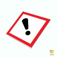 SAFETYSIGN K3 SYMBOL MATERIAL B3 - REFUSES IRRITATION + 3MM PLATE