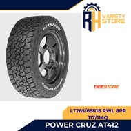 YEAR 2026 DEESTONE LT265/65R18 8PR 117/114Q POWER CRUZ AT 412 SERIES TIRE 265/65R18