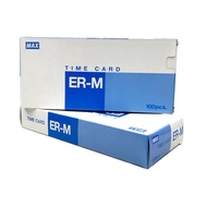 MAX ER-M TIME CARD PUNCH CARD TIME RECORDER ER-1100 1500 2200 2100 All Max time Recorder