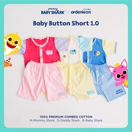 Ardenleon - Pinkfong Baby Shark Baby Button Short Baby Suit 1.0