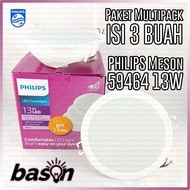 Philips LED Downlight Multipack 59464 Meson 13W D125 - Buy 2 Get 1 Free