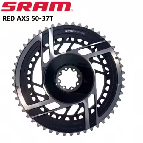 SRAM RED AXS 50-37T Chainring 8Bolt Direct Mount 2x12Speed 8 Holes Black Round Chainring Double Orig