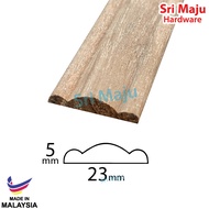 MAJU 0523 Real Wood Molding Wall Frame Skirting Wainscoting Chair Rail Wall Trim Kumai Bingkai Kayu Solid Spin Decor