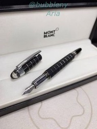 MONTBLANC 萬寶龍 StarWalker 星際行者黑色格紋鋼筆 男女同款