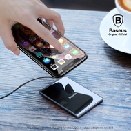 BASEUS Ultrathin Card Qi Wireless Charger Dock Fast Quick Charge Charging 15W BSWC P10 for Samsung A