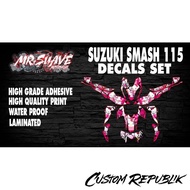 Suzuki Smash 115 Decals Set (HKitty)