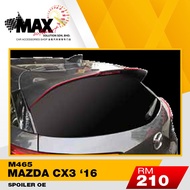 M465 MAZDA CX3 2016 FIBREGLASS SPOILER WITHOUT PAINT