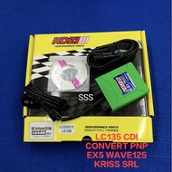 KOZI RACING CDI UNIT LC135 CONVERT SOCKET PNP EX5 WAVE 110 DX WAVE125 Wave c70 SRL110ZR SRL115ZR 120