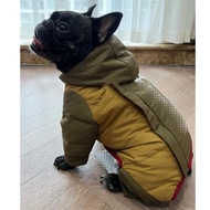 French Bulldog Special Dog Clothes, Autumn And Winter Cotton Clothes, Pug Bulldog Four-legged Clothe