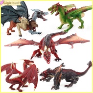 Gigicloud Simulation Science Fiction Dragon Figurines Mythical Dragon Dinosaur Action Figures Toy For Children Gifts