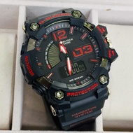 SPECIAL PROMOTION CASI0 G..SHOCK..Mudmaster DUAL TIME RUBBER STRAP WATCH FOR MEN(with free gift)