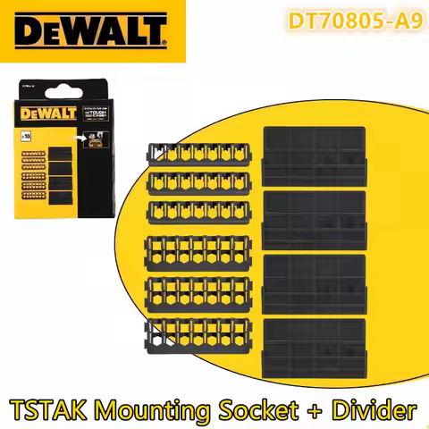 DEWALT DT70805 Insert Bit Set Tough Case Organizer, High Hardness Socket & Bit Storage with Partitio
